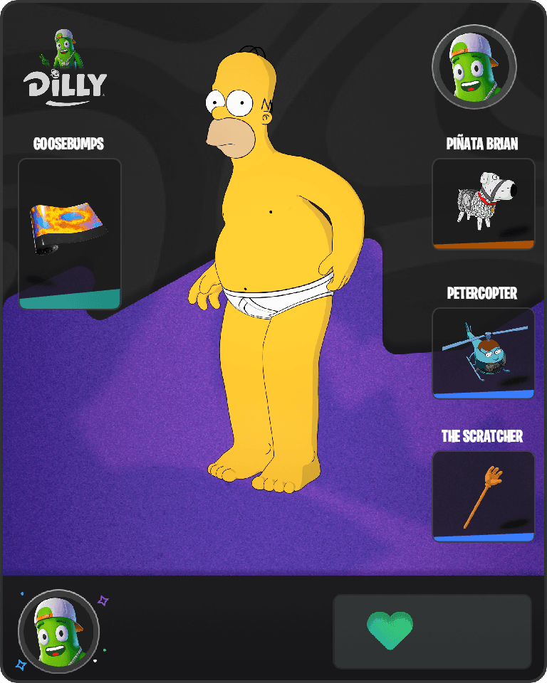 Tighty Whities Homer Fortnite combo