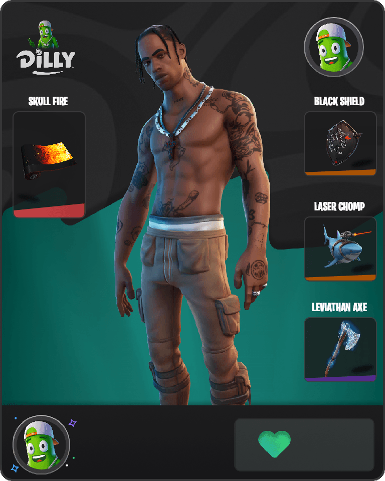 Travis Scott Fortnite combo