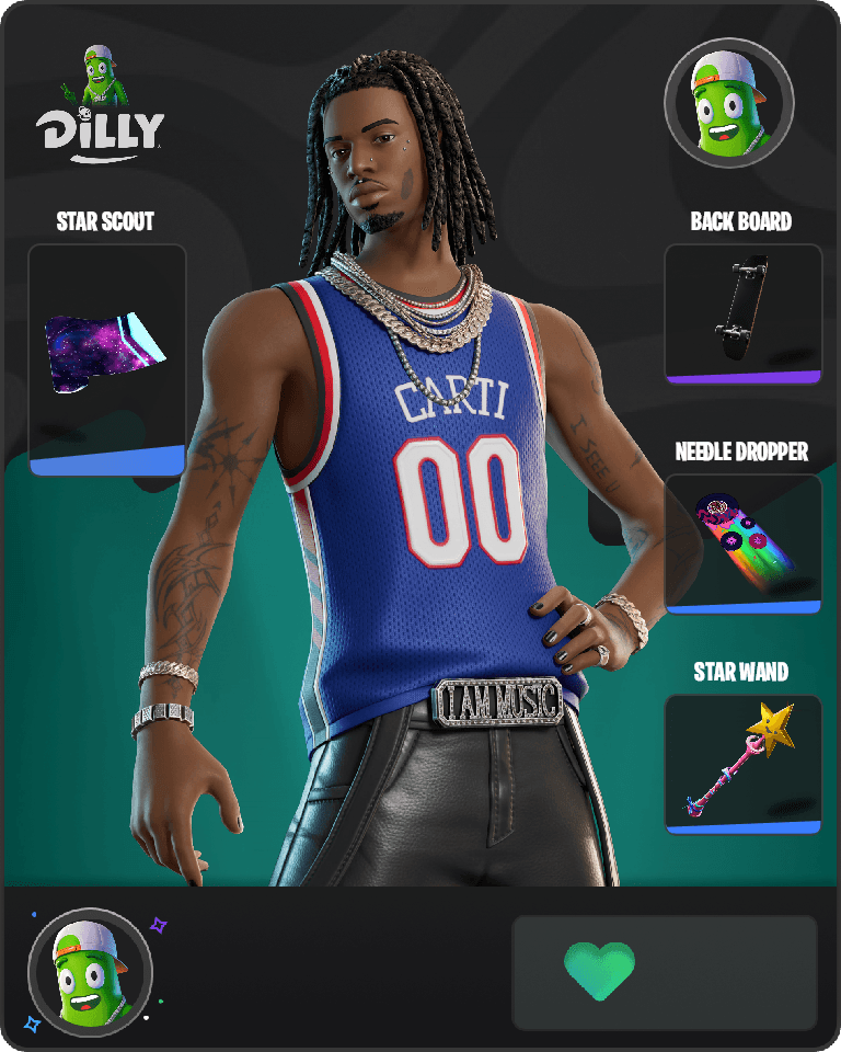 Playboi Carti Fortnite combo