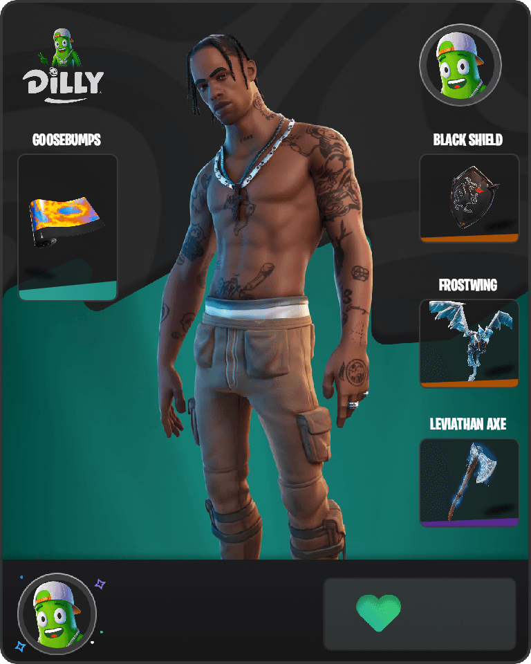 Travis Scott Fortnite combo