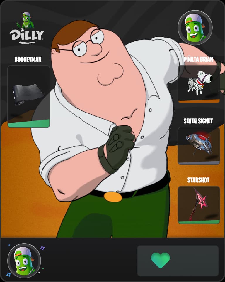 Peter Griffin Fortnite skin combo
