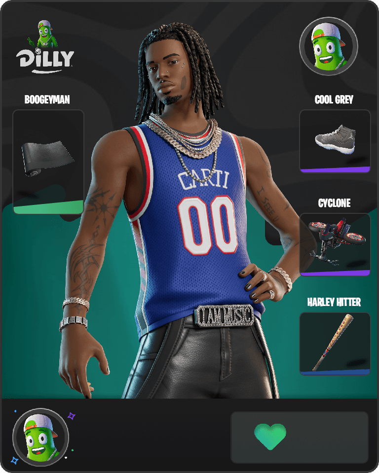 Playboi Carti Fortnite combo