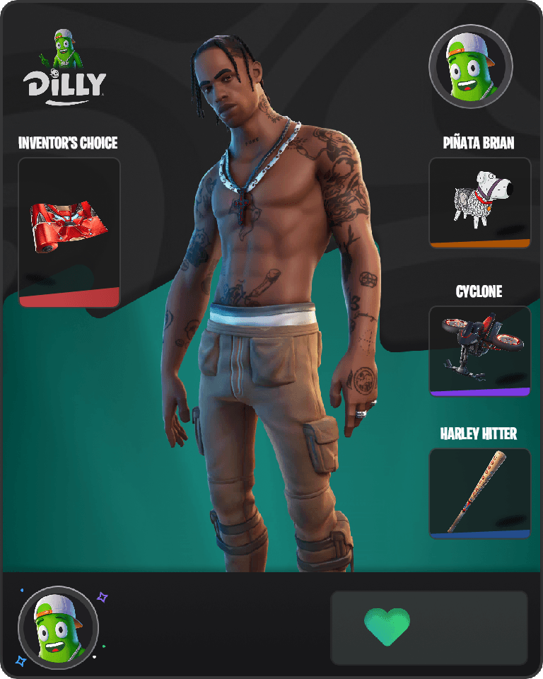 Travis Scott Fortnite combo
