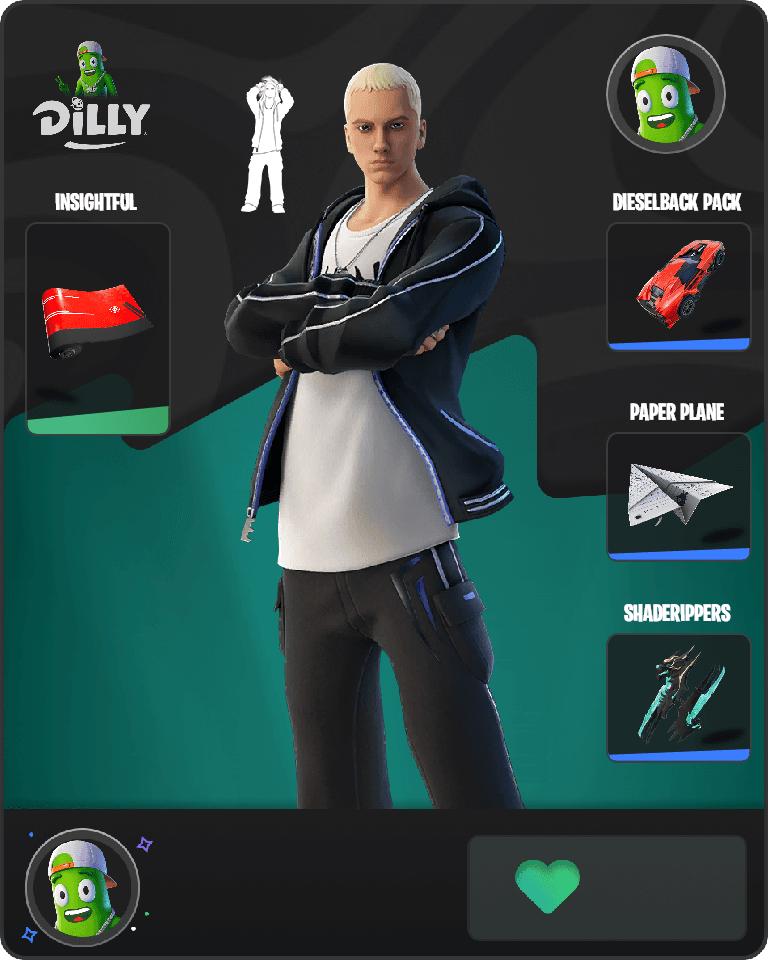Slim Shady Fortnite combo