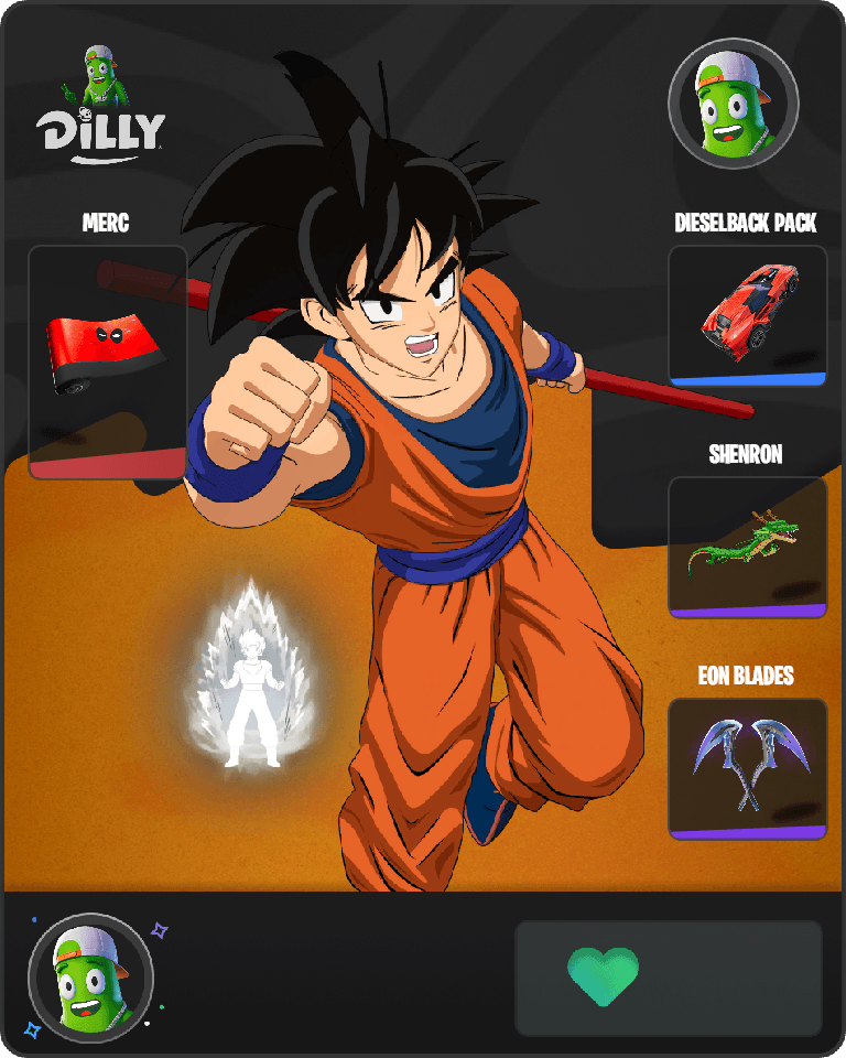 Son Goku Fortnite combo