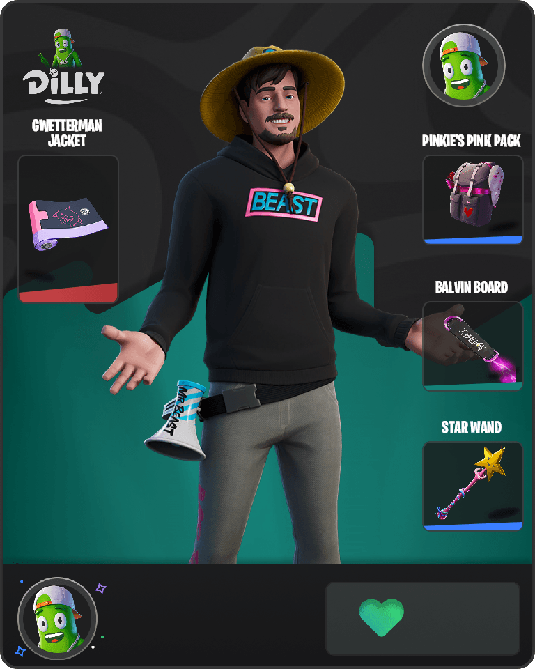 MrBeast Fortnite combo