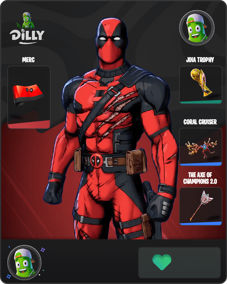Deadpool (Pen & Ink) Fortnite combo