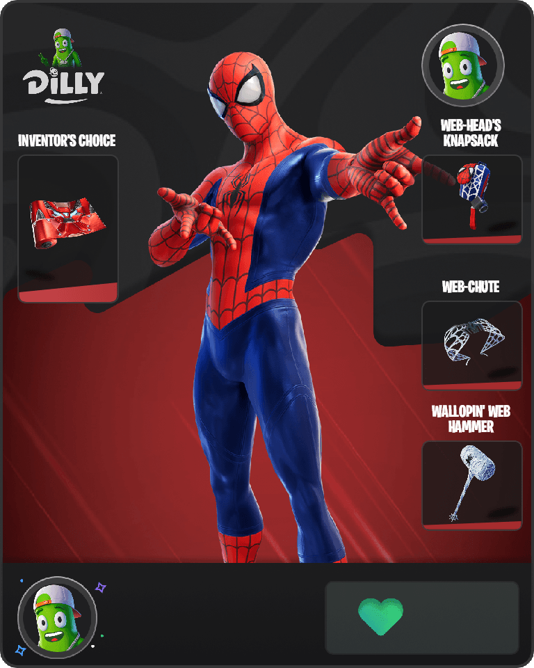 Spider-Man Fortnite combo