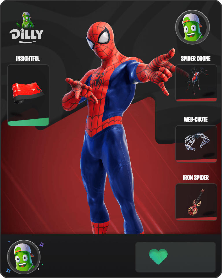 Spider-Man Fortnite combo