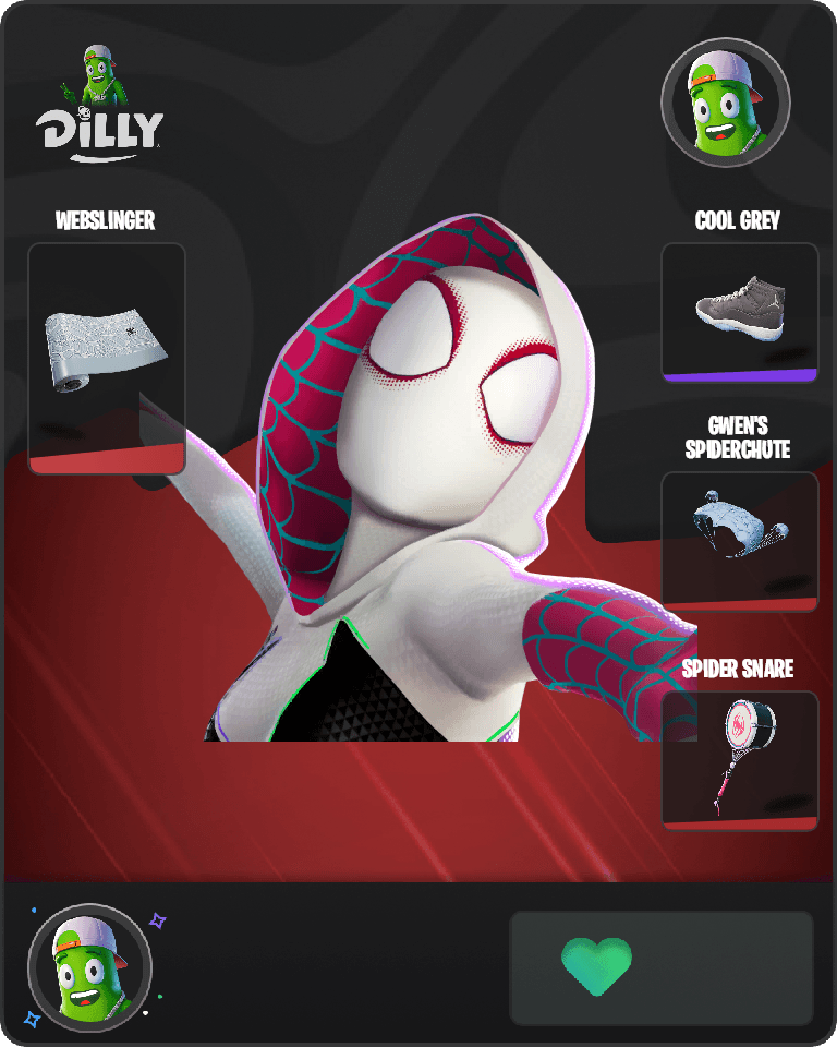 Spider-Gwen Fortnite combo