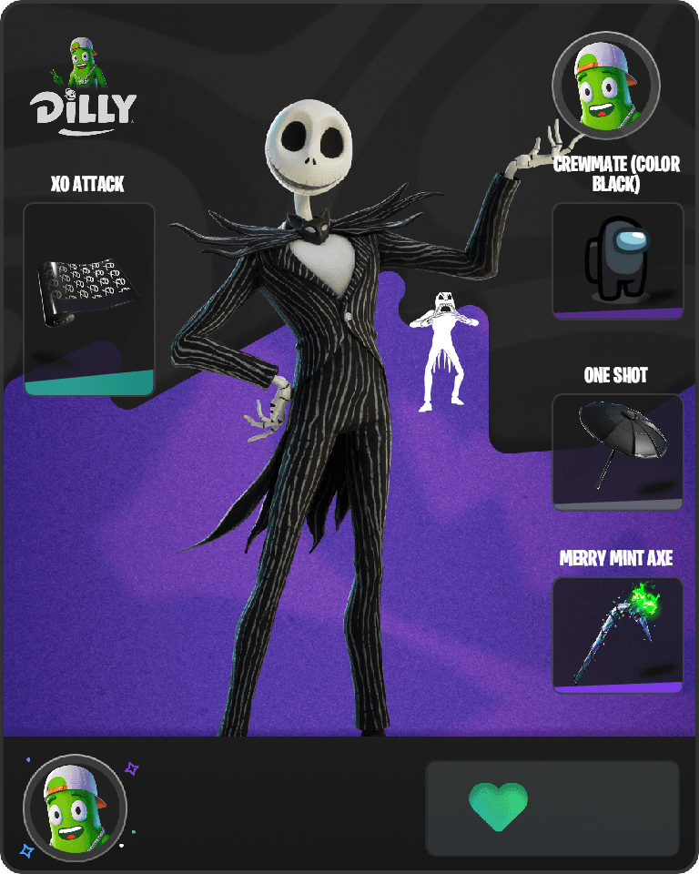 Jack Skellington Fortnite combo