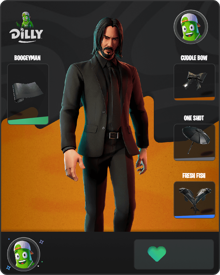 John Wick Fortnite combo