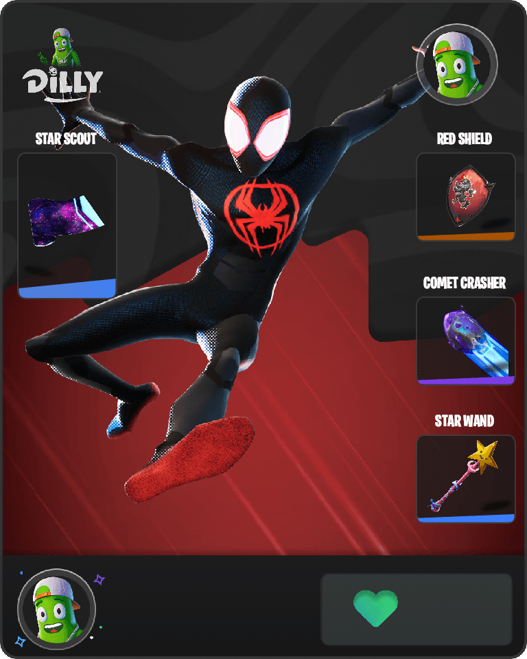 Spider-Man (Miles Morales) Fortnite combo