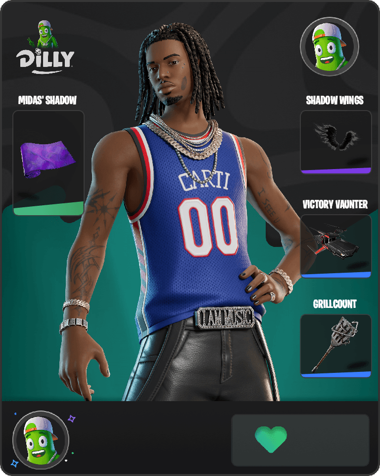 Playboi Carti Fortnite combo