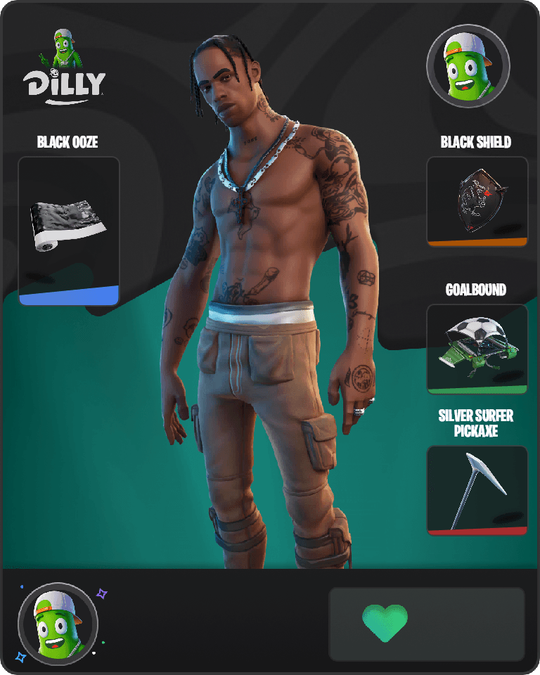 Travis Scott Fortnite combo