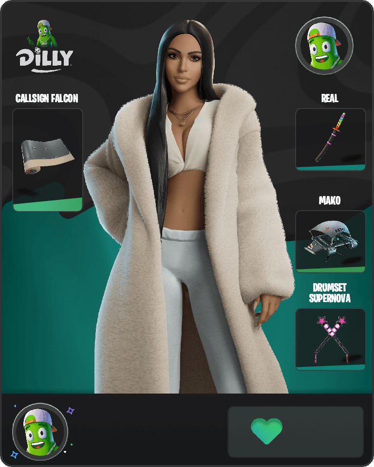 Kim Kardashian Fortnite combo