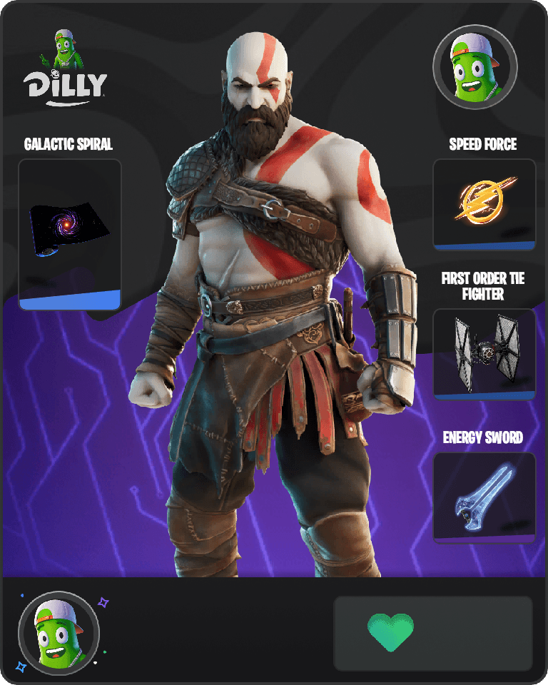 Kratos Fortnite combo
