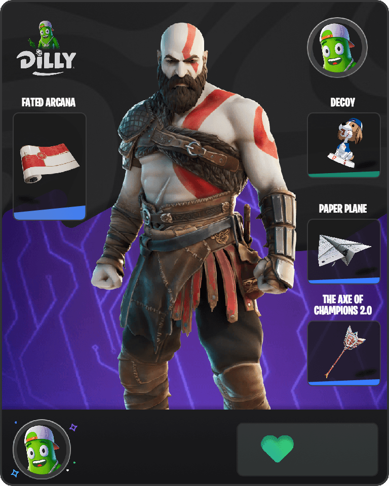 Kratos Fortnite combo
