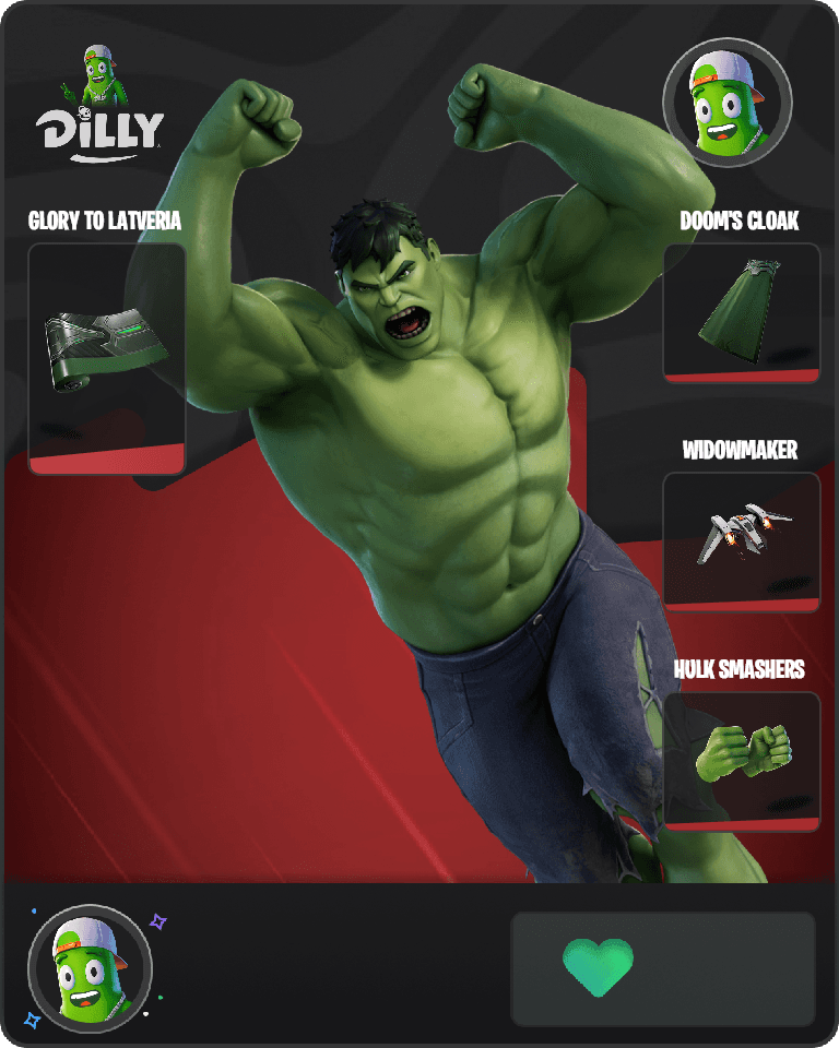 Hulk Fortnite combo