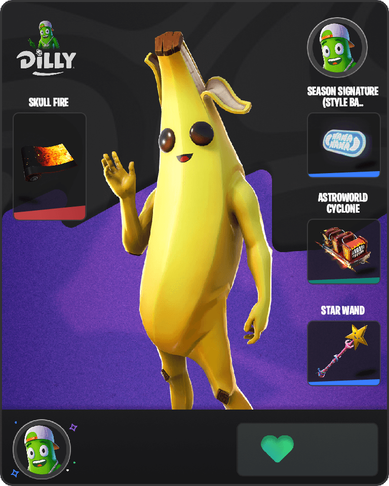 Peely Fortnite combo