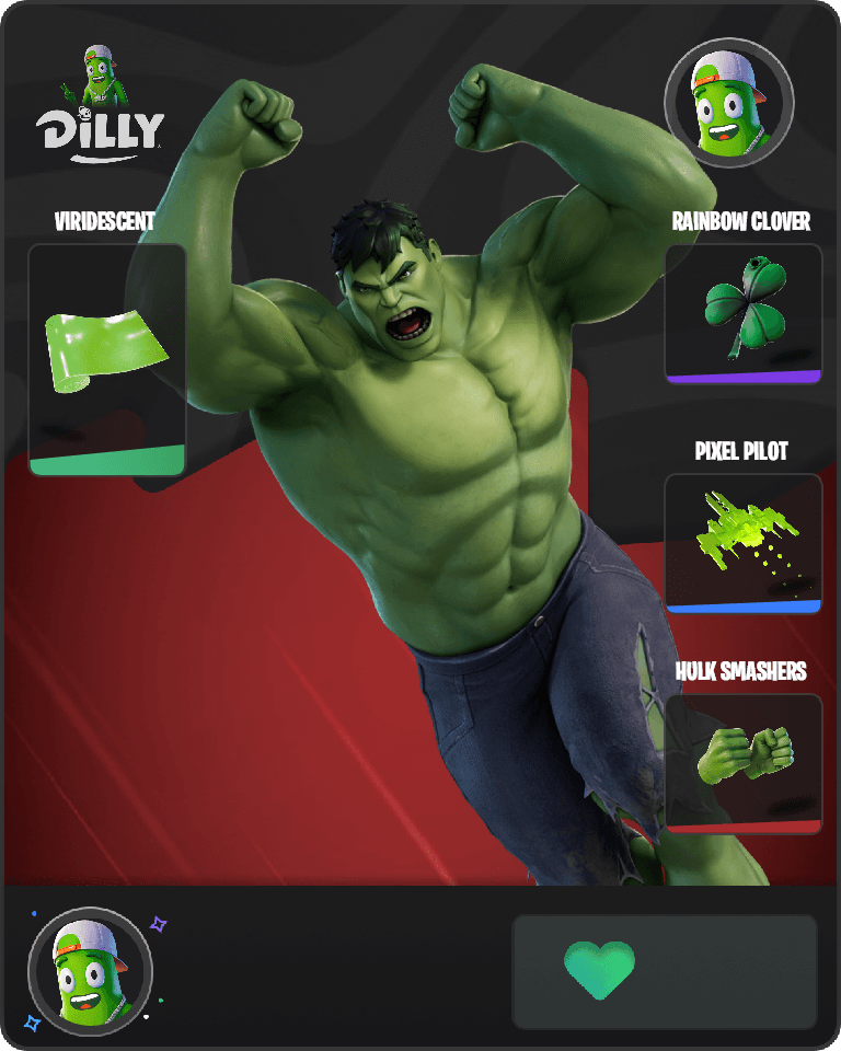 Hulk Fortnite combo