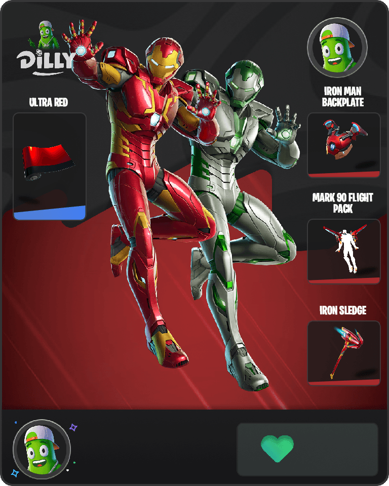Iron Man Fortnite combo