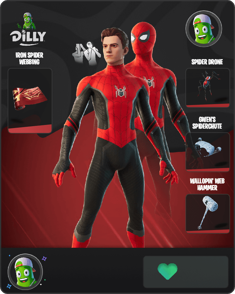 Spider-Man (No Way Home) Fortnite combo