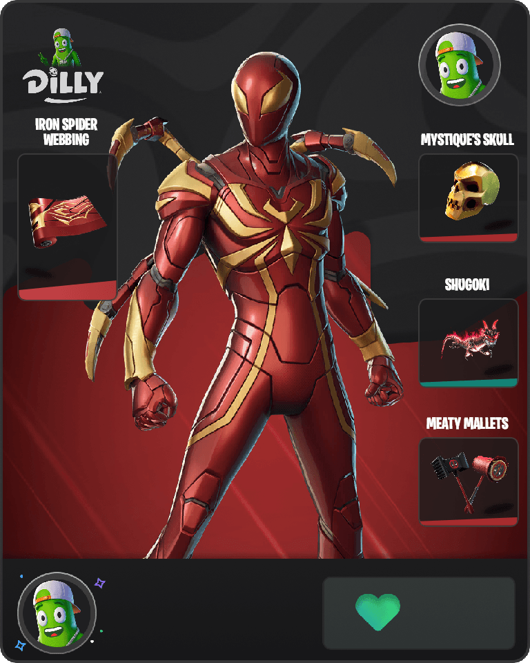 Iron Spider Fortnite combo
