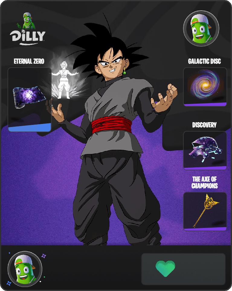 Goku Black Fortnite combo