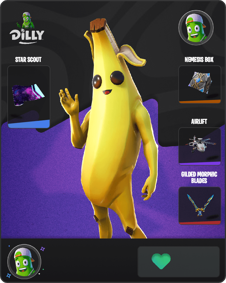 Peely Fortnite combo