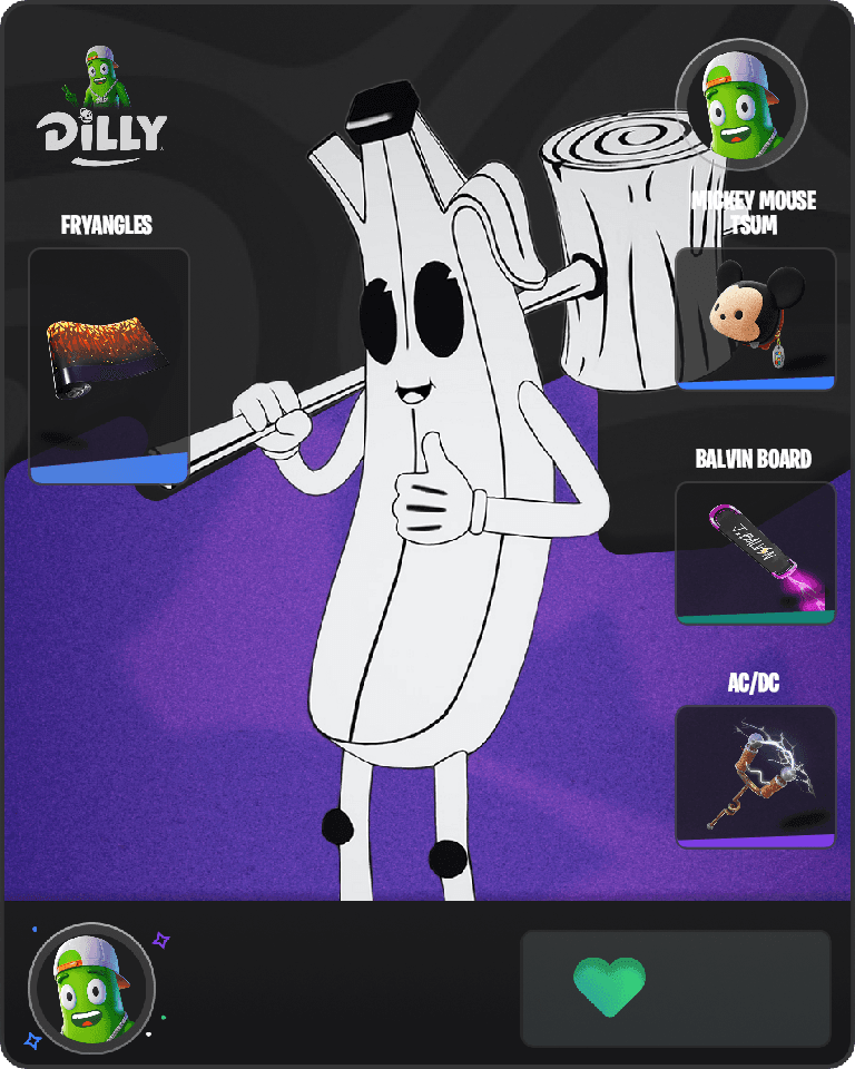 Toon Peely Fortnite combo