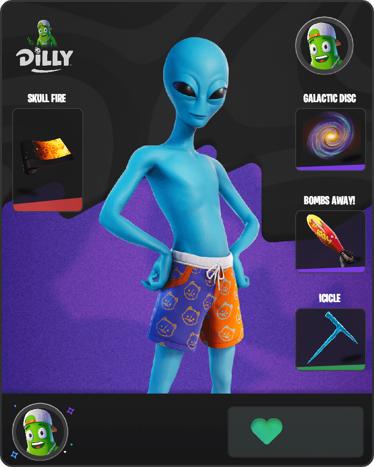 Human Bill Fortnite combo