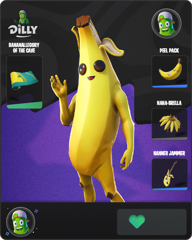 Peely Fortnite combo