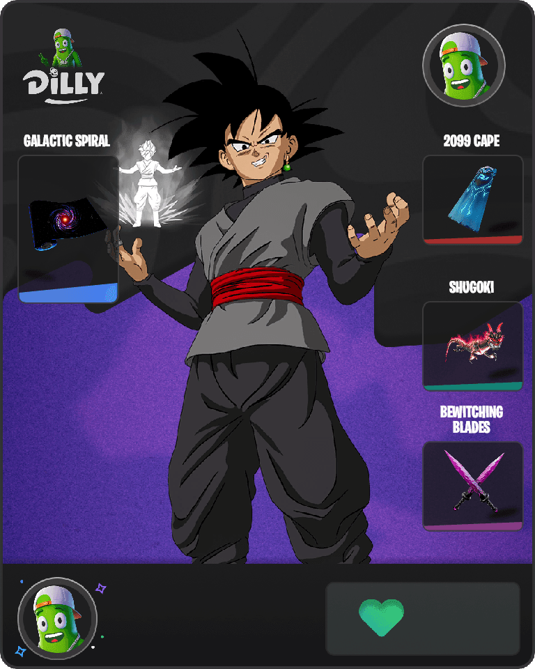 Goku Black Fortnite combo
