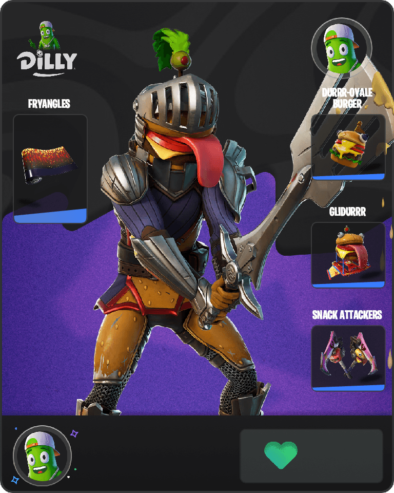 Surrr Burger Fortnite combo
