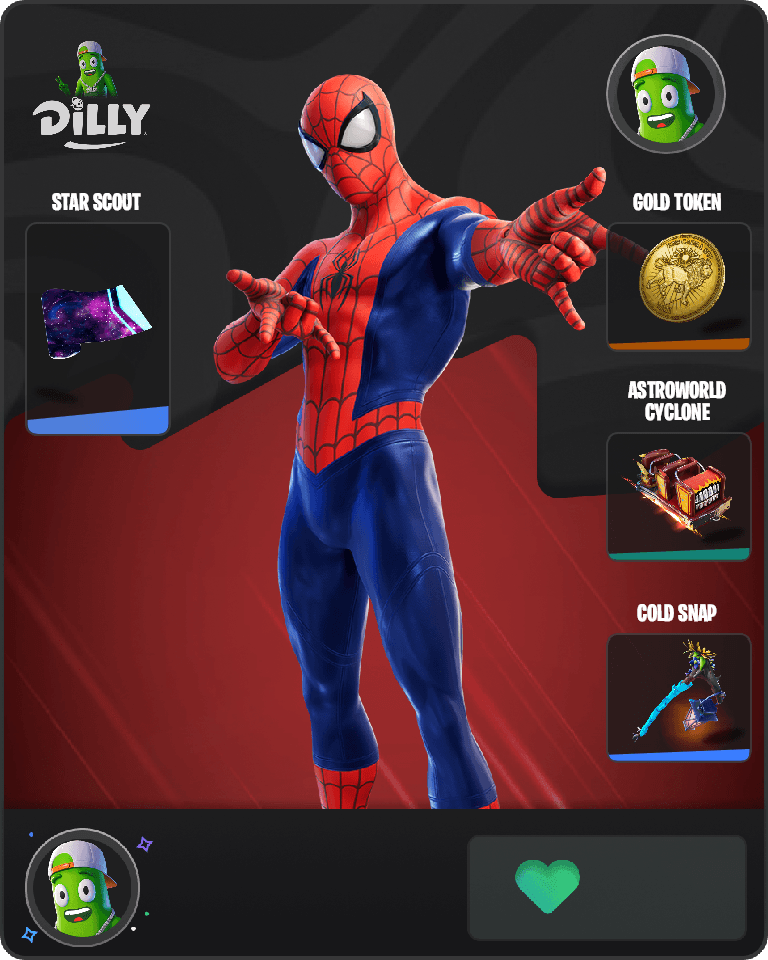 Spider-Man Fortnite combo