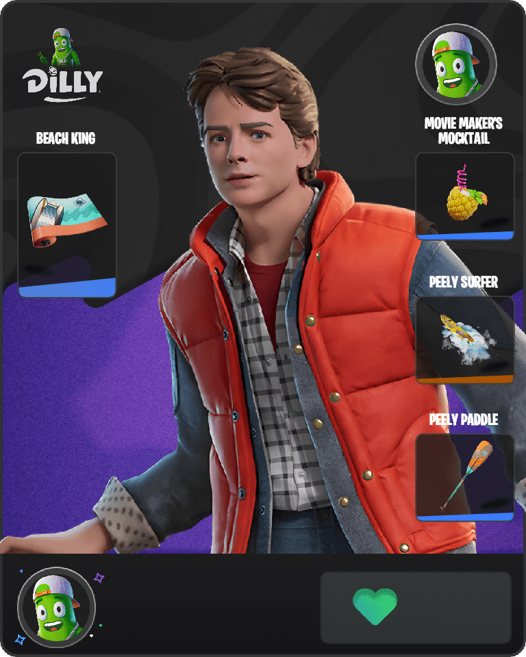 Marty McFly Fortnite combo