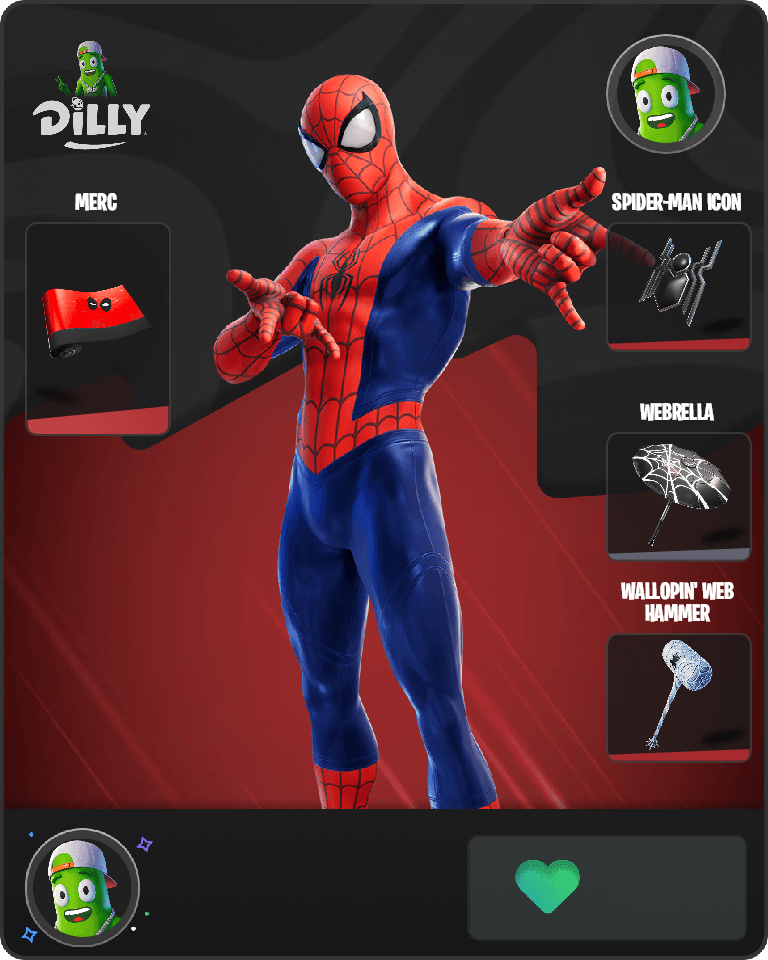 Spider-Man Fortnite combo