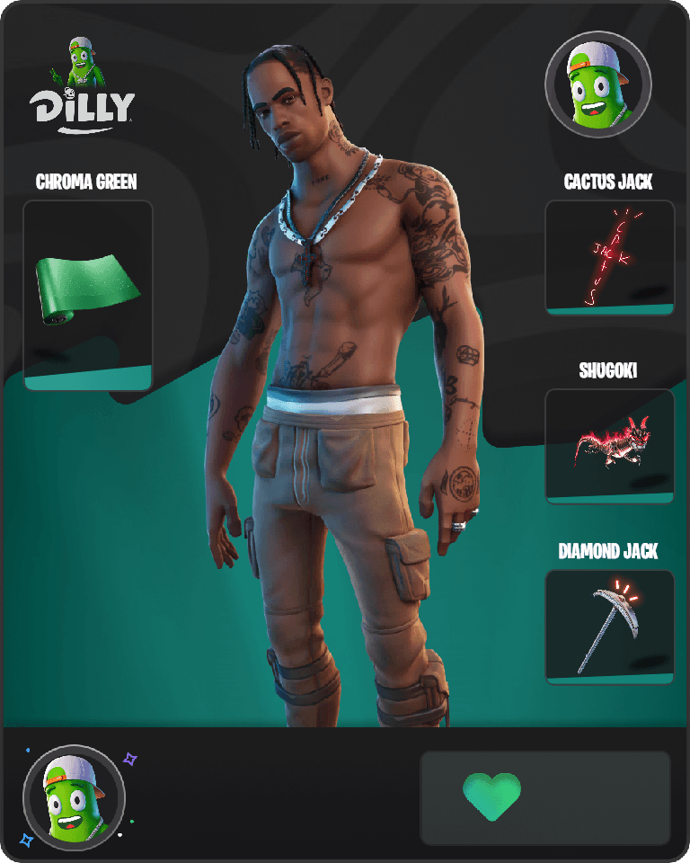 Travis Scott Fortnite combo