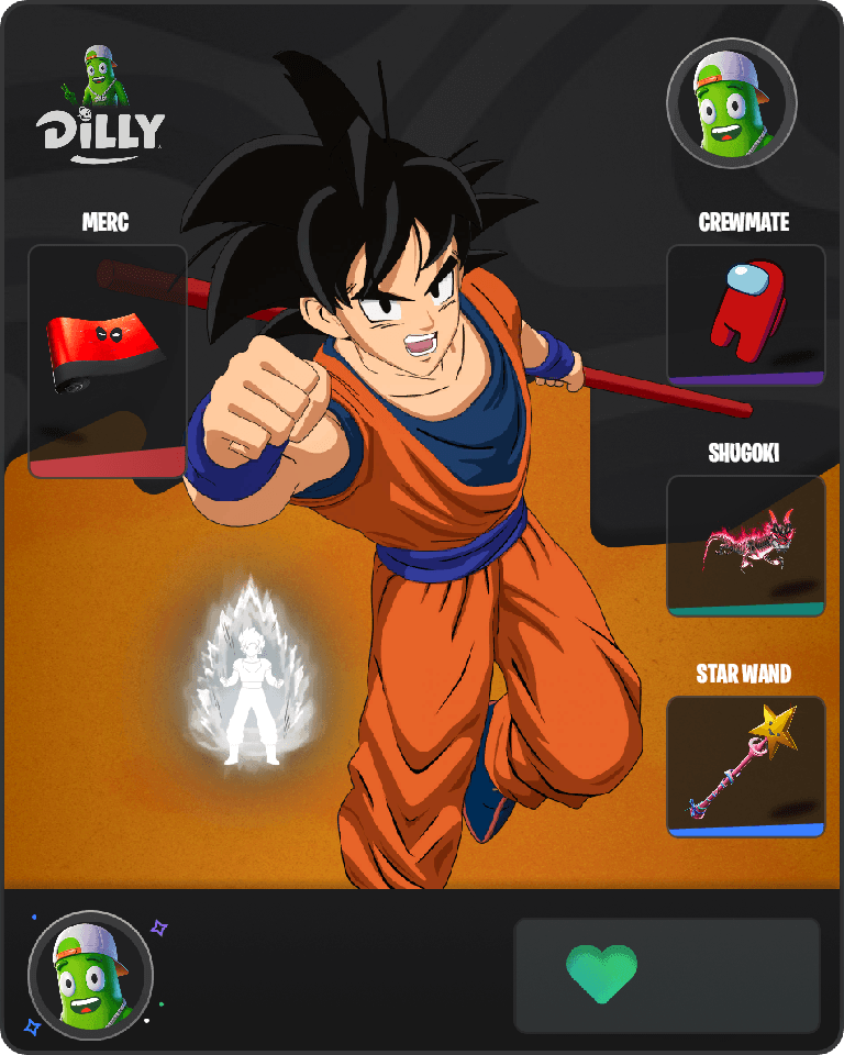 Son Goku Fortnite combo