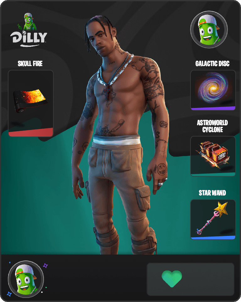 Travis Scott Fortnite combo