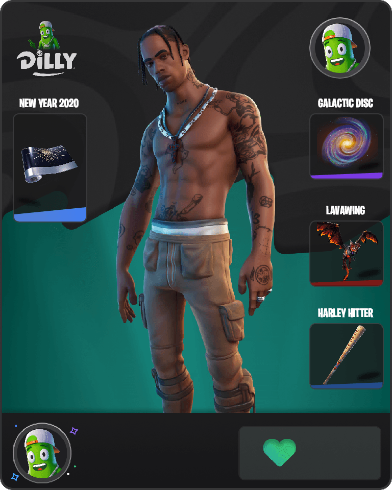 Travis Scott Fortnite combo