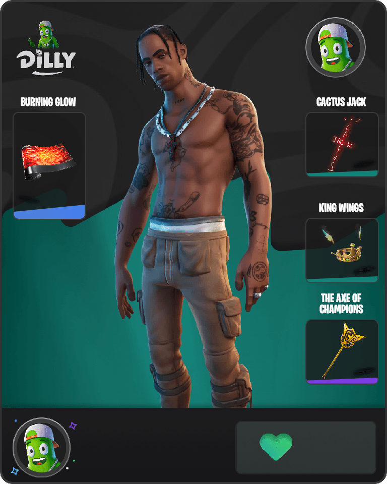 Travis Scott Fortnite combo