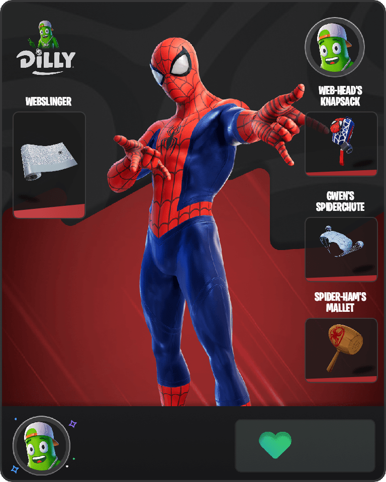 Spider-Man Fortnite combo