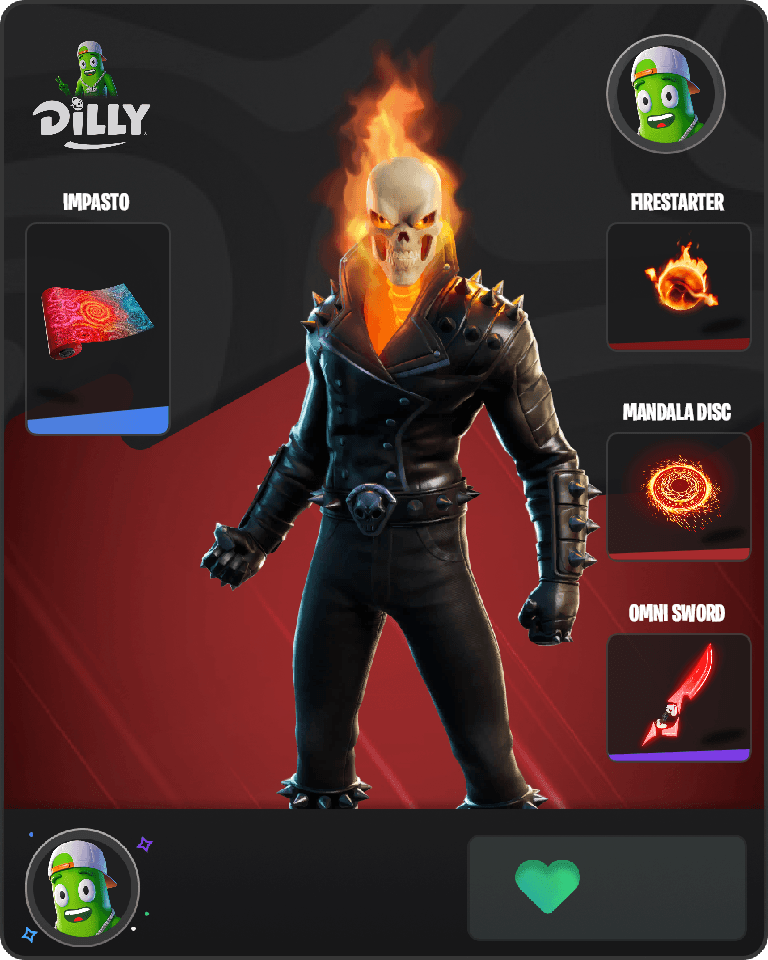 Ghost Rider Fortnite combo