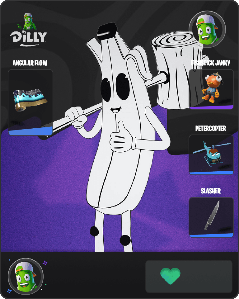 Toon Peely Fortnite combo