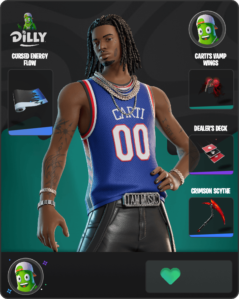 Playboi Carti Fortnite combo