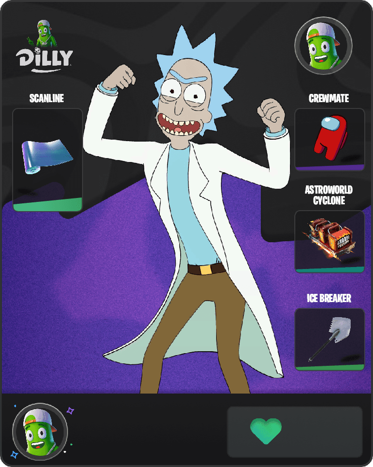 Rick Sanchez Fortnite combo