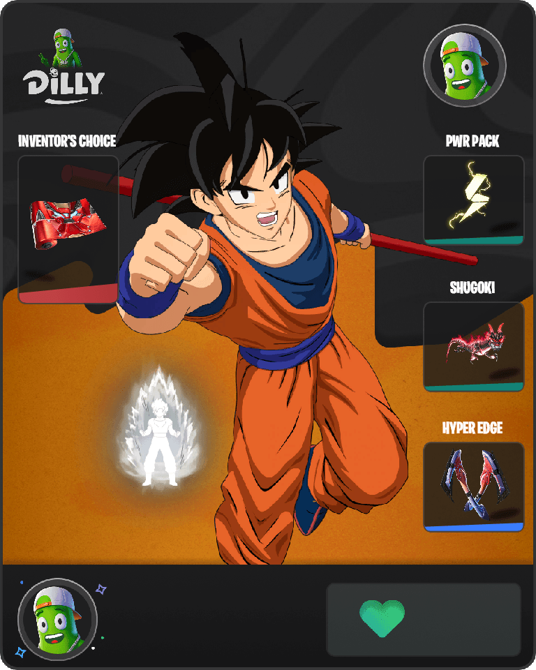 Son Goku Fortnite combo