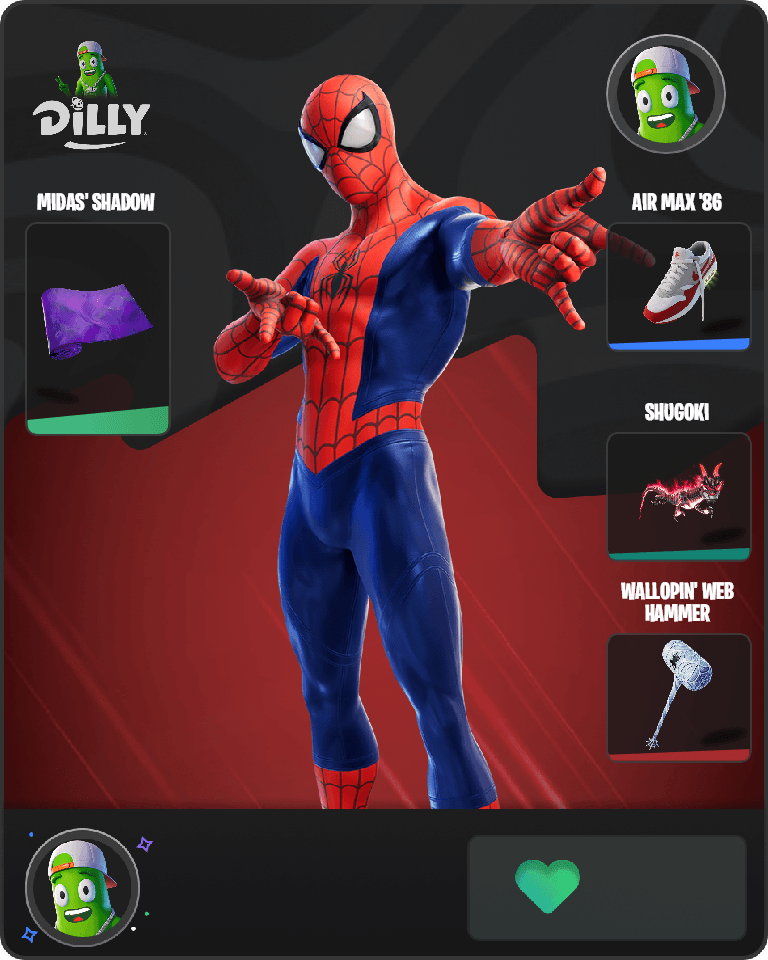 Spider-Man Fortnite combo